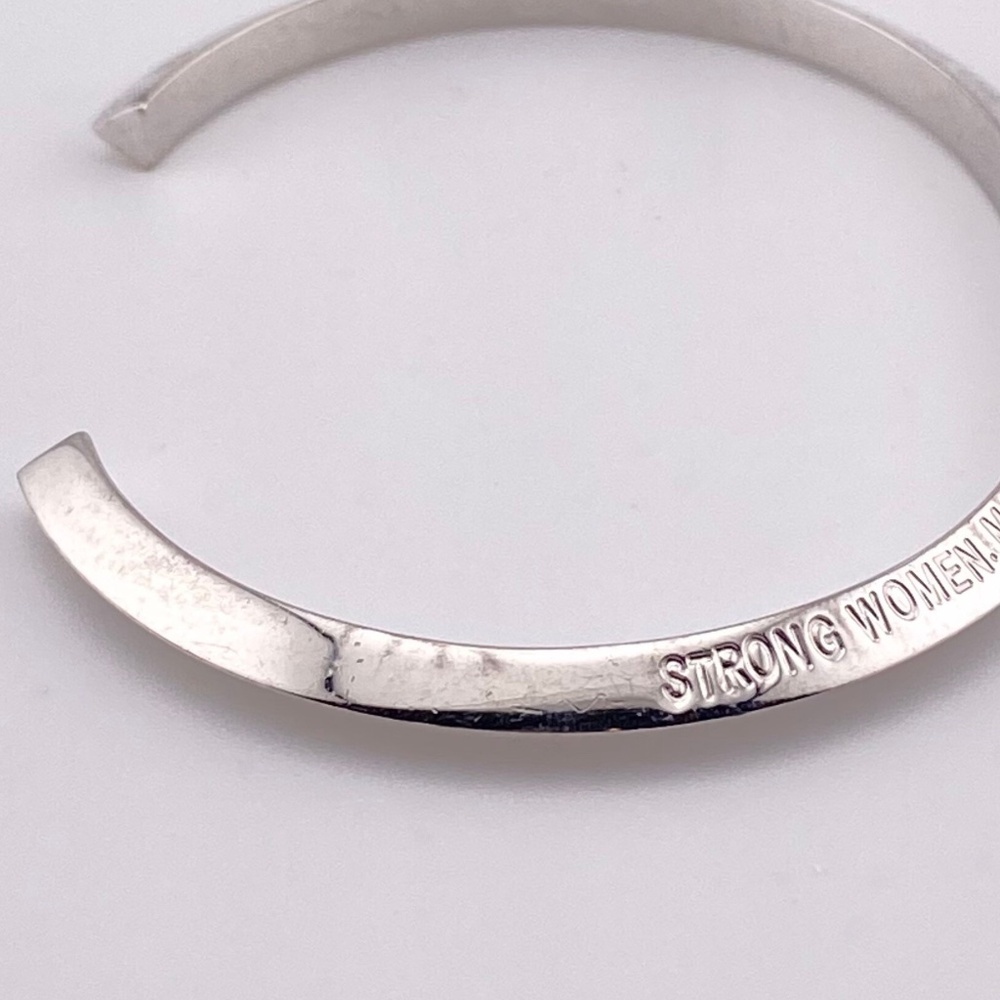 5/$20 Stella Valle Strong Women May We Know Them Silver Bracelet - Picture 11 of 12